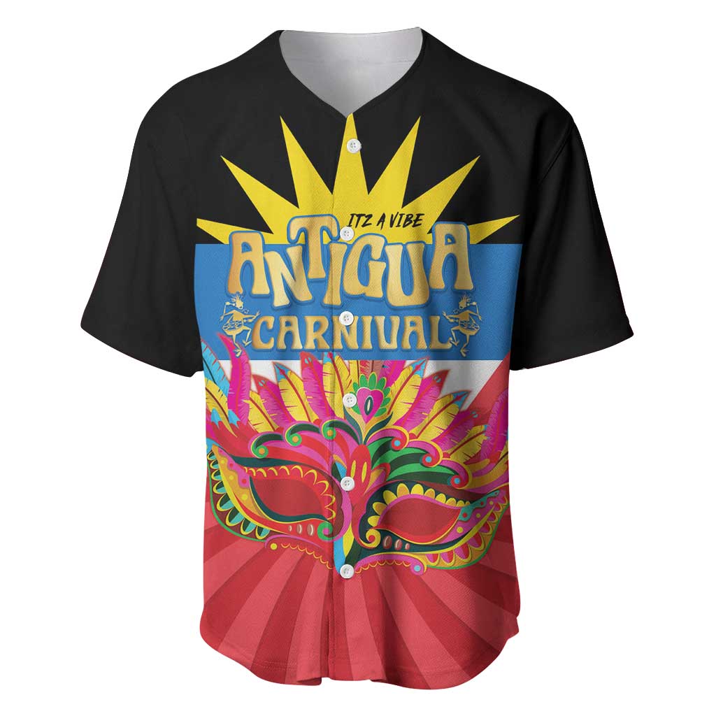 Antigua Carnival Baseball Jersey Greatest Summer Festival Of Caribbean LT14