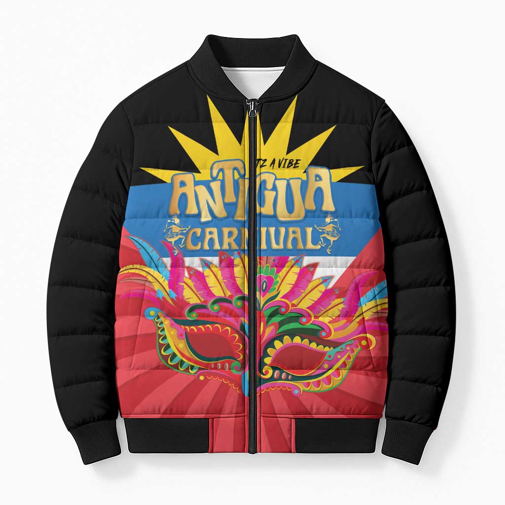 Antigua Carnival Bomber Puffer Jacket Greatest Summer Festival Of Caribbean - Wonder Print Shop