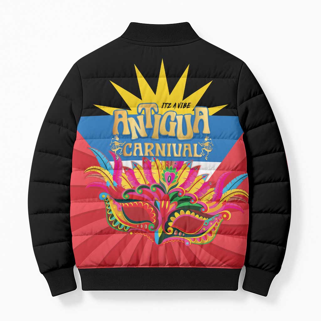 Antigua Carnival Bomber Puffer Jacket Greatest Summer Festival Of Caribbean - Wonder Print Shop