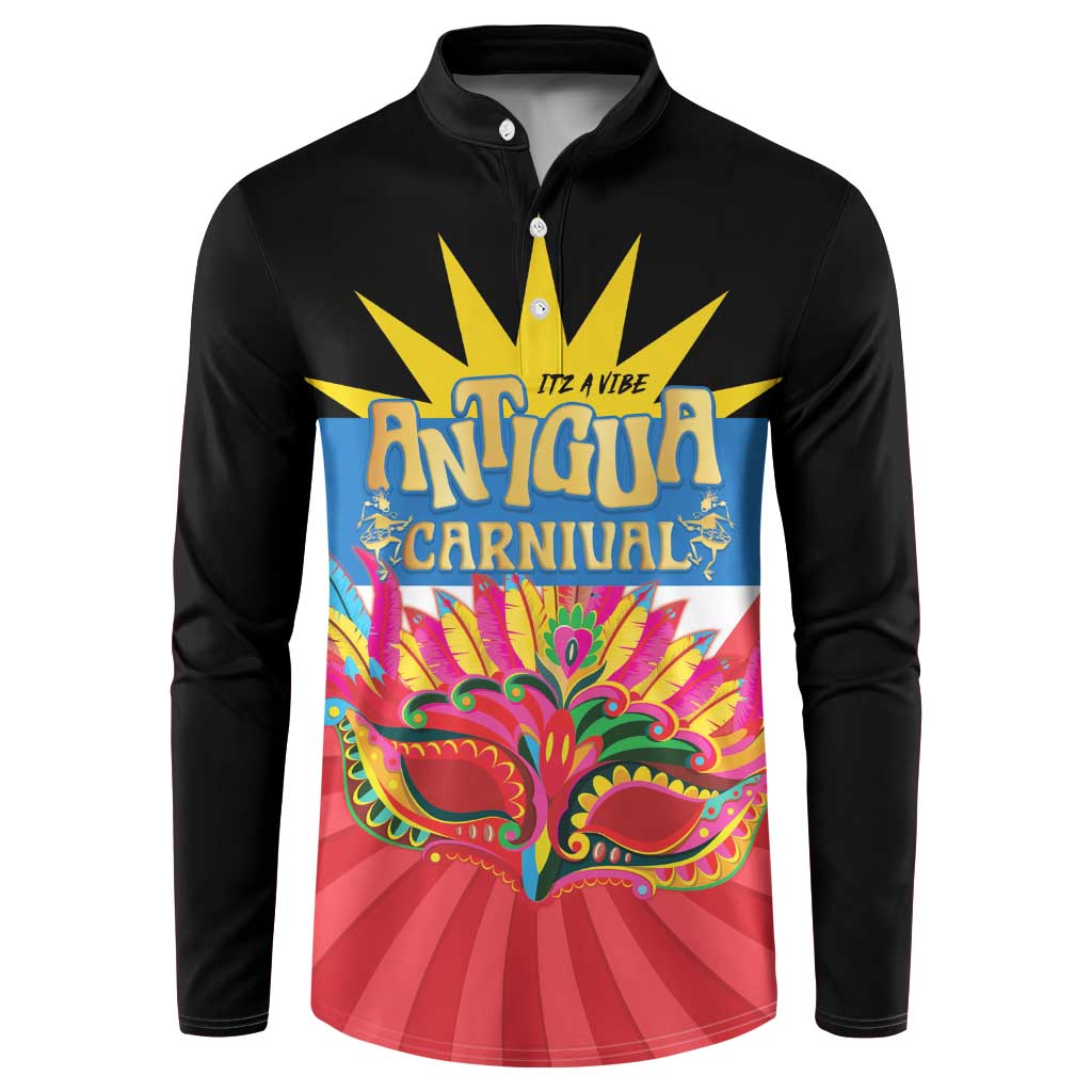 Antigua Carnival Button Sweatshirt Greatest Summer Festival Of Caribbean LT14