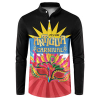 Antigua Carnival Button Sweatshirt Greatest Summer Festival Of Caribbean LT14