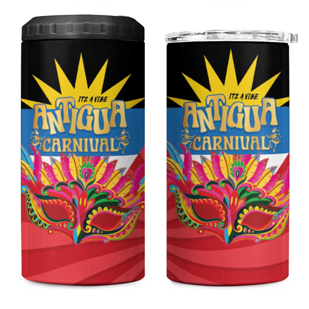 Antigua Carnival 4 in 1 Can Cooler Tumbler Greatest Summer Festival Of Caribbean - Wonder Print Shop