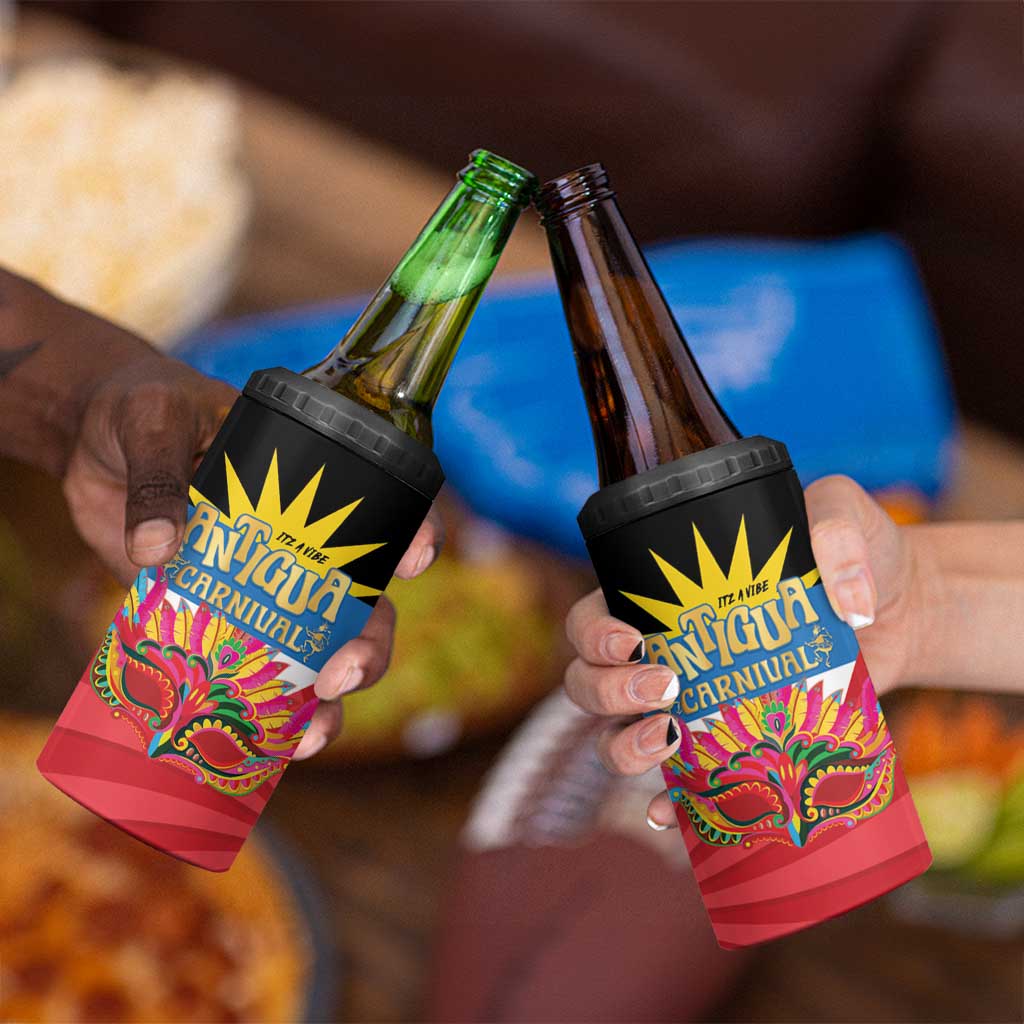Antigua Carnival 4 in 1 Can Cooler Tumbler Greatest Summer Festival Of Caribbean - Wonder Print Shop