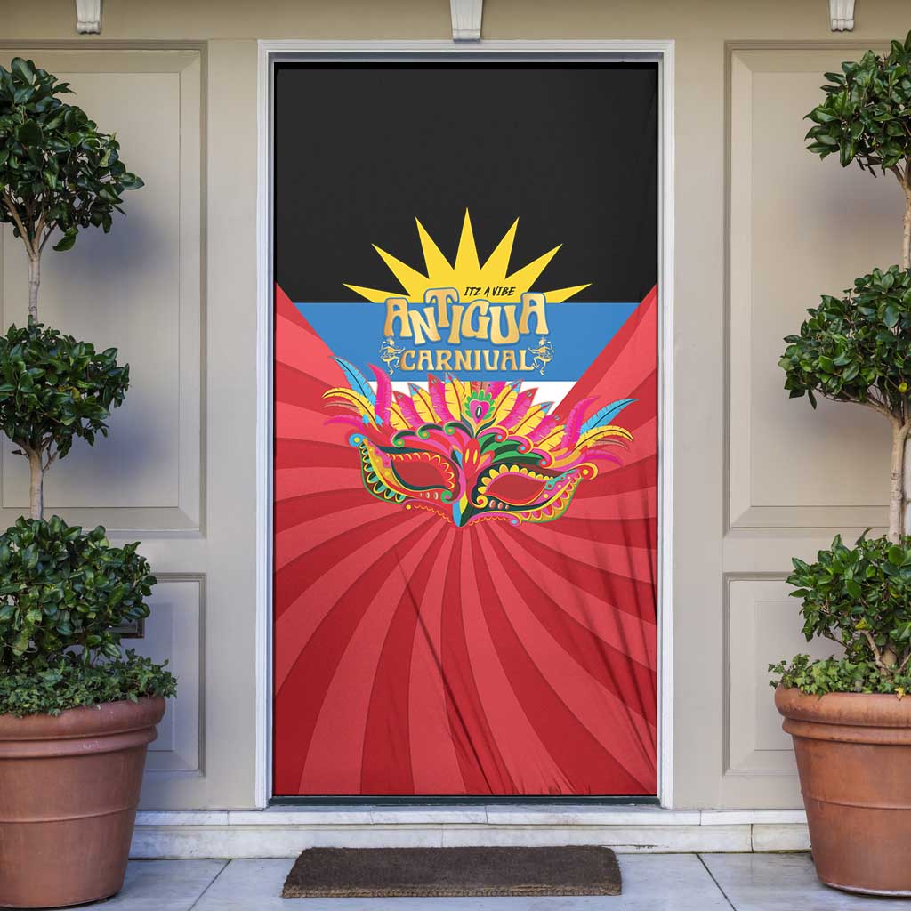 Antigua Carnival Door Cover Greatest Summer Festival Of Caribbean - Wonder Print Shop