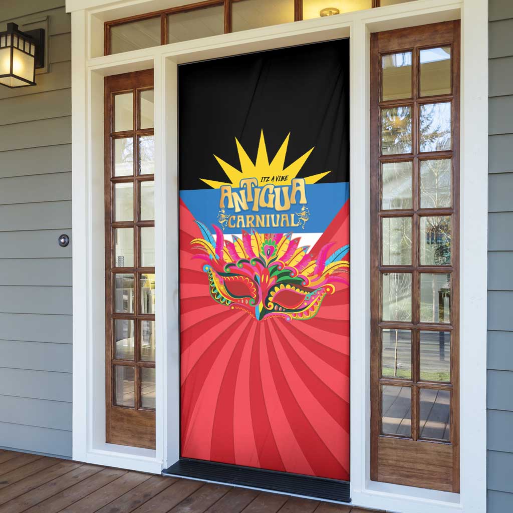 Antigua Carnival Door Cover Greatest Summer Festival Of Caribbean - Wonder Print Shop