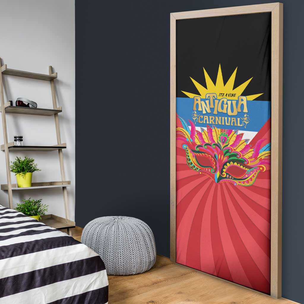 Antigua Carnival Door Cover Greatest Summer Festival Of Caribbean - Wonder Print Shop