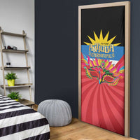 Antigua Carnival Door Cover Greatest Summer Festival Of Caribbean - Wonder Print Shop