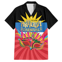 Antigua Carnival Family Matching Off The Shoulder Long Sleeve Dress and Hawaiian Shirt Greatest Summer Festival Of Caribbean LT14