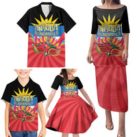 Antigua Carnival Family Matching Puletasi and Hawaiian Shirt Greatest Summer Festival Of Caribbean LT14