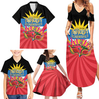 Antigua Carnival Family Matching Summer Maxi Dress and Hawaiian Shirt Greatest Summer Festival Of Caribbean LT14