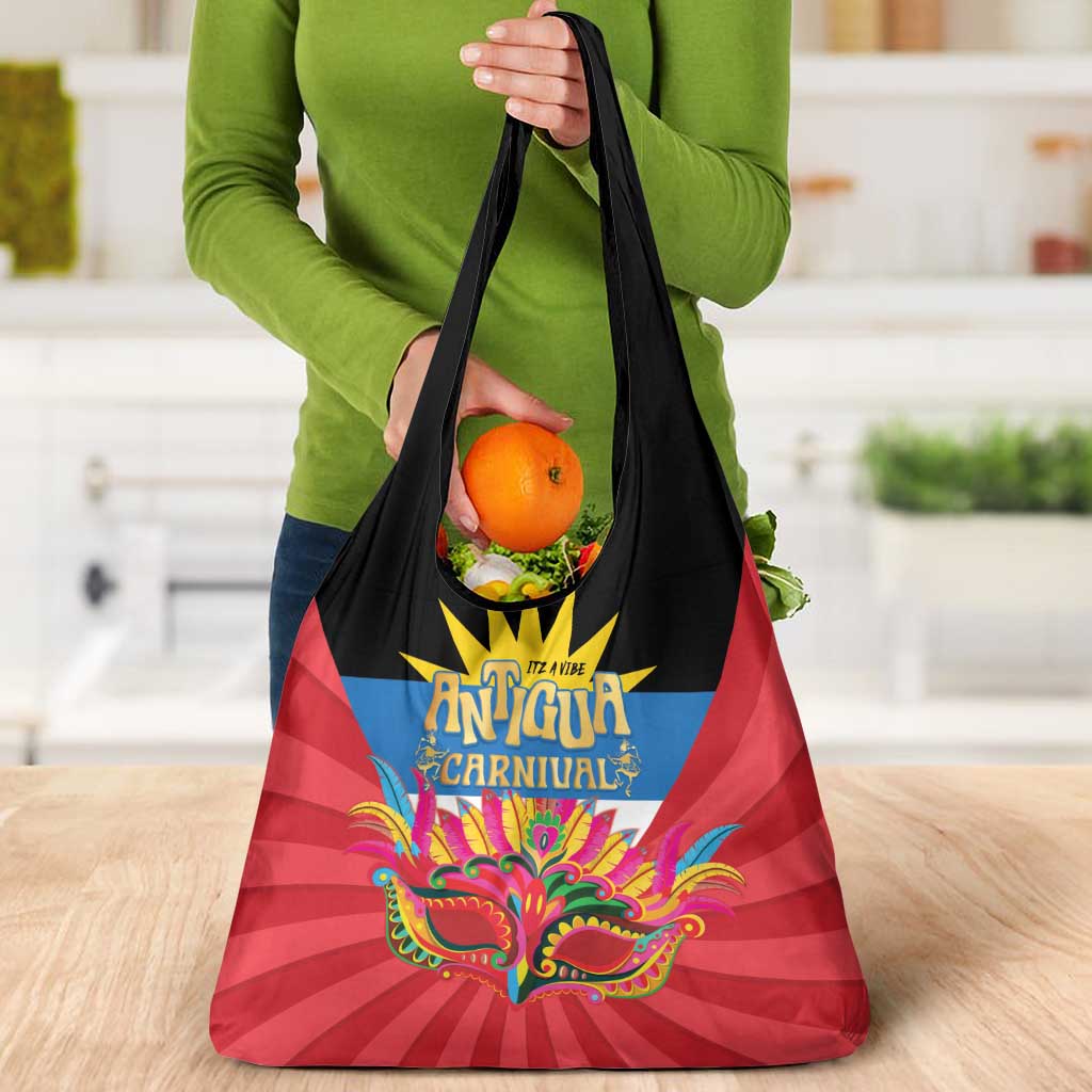 Antigua Carnival Grocery Bag Greatest Summer Festival Of Caribbean - Wonder Print Shop
