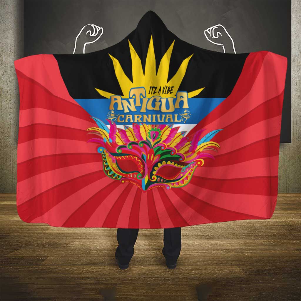 Antigua Carnival Hooded Blanket Greatest Summer Festival Of Caribbean - Wonder Print Shop