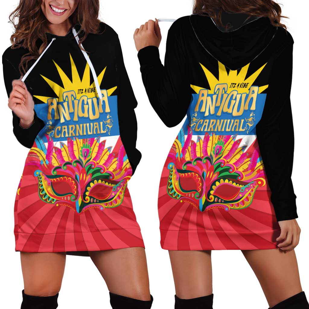 Antigua Carnival Hoodie Dress Greatest Summer Festival Of Caribbean LT14