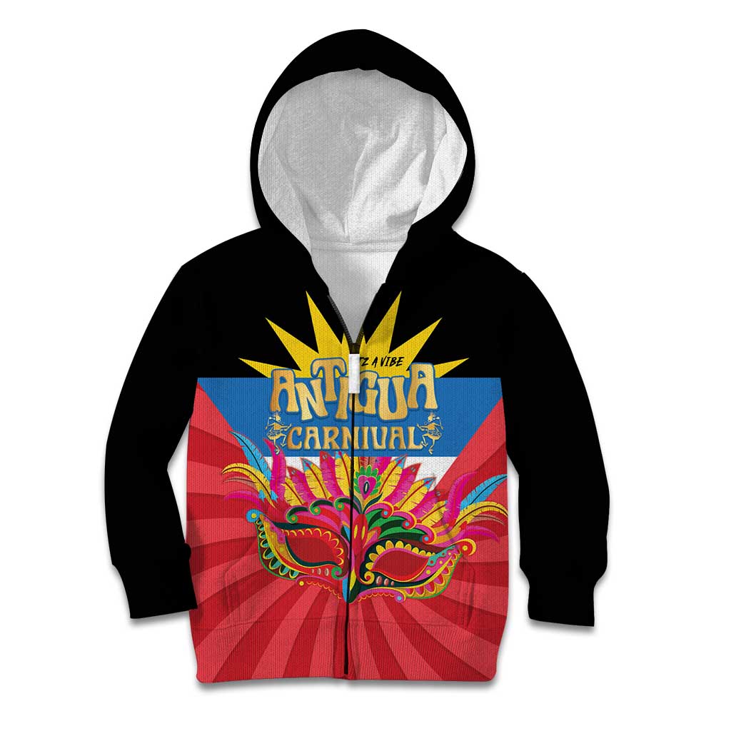 Antigua Carnival Kid Hoodie Greatest Summer Festival Of Caribbean LT14