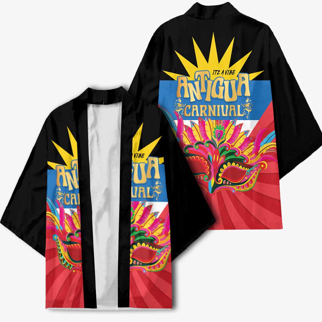 Antigua Carnival Kimono Greatest Summer Festival Of Caribbean - Wonder Print Shop