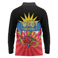 Antigua Carnival Long Sleeve Polo Shirt Greatest Summer Festival Of Caribbean LT14