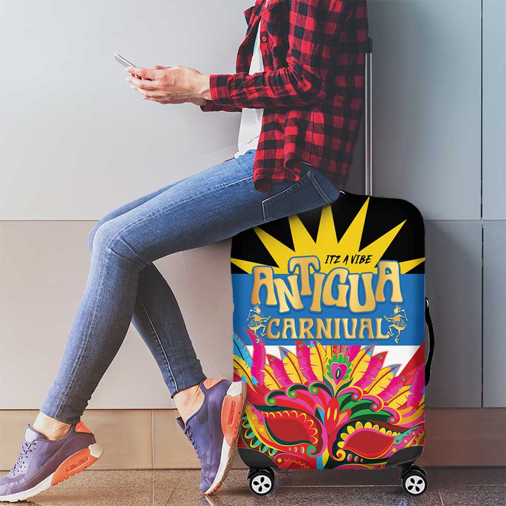 Antigua Carnival Luggage Cover Greatest Summer Festival Of Caribbean - Wonder Print Shop