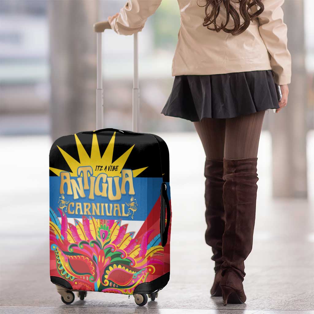 Antigua Carnival Luggage Cover Greatest Summer Festival Of Caribbean - Wonder Print Shop