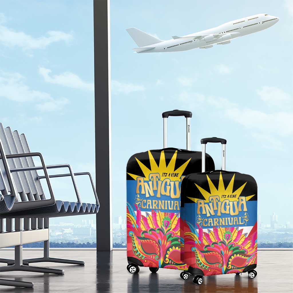 Antigua Carnival Luggage Cover Greatest Summer Festival Of Caribbean - Wonder Print Shop