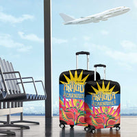 Antigua Carnival Luggage Cover Greatest Summer Festival Of Caribbean - Wonder Print Shop