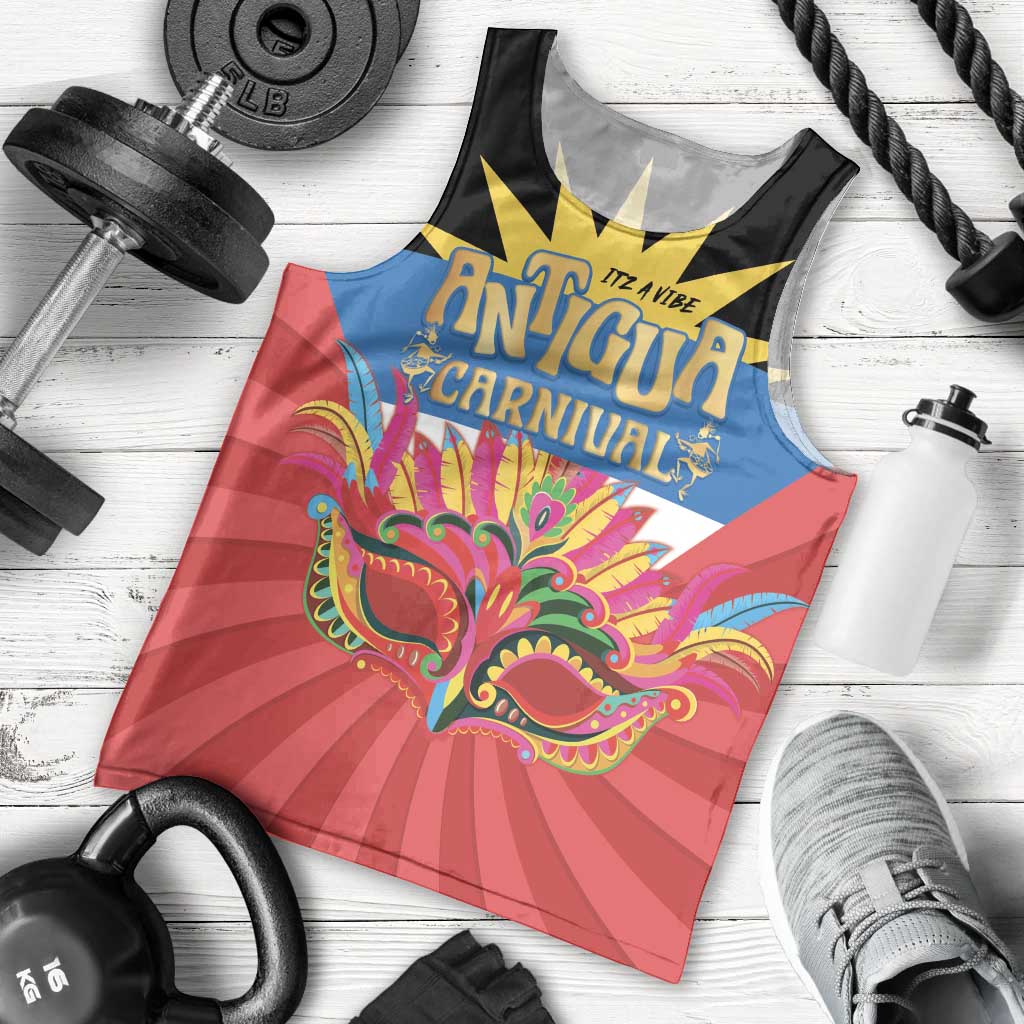 Antigua Carnival Men Tank Top Greatest Summer Festival Of Caribbean LT14