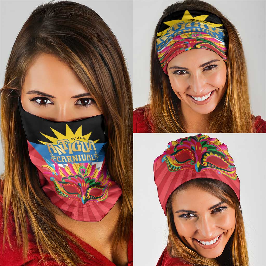 Antigua Carnival Neck Gaiter Greatest Summer Festival Of Caribbean - Wonder Print Shop