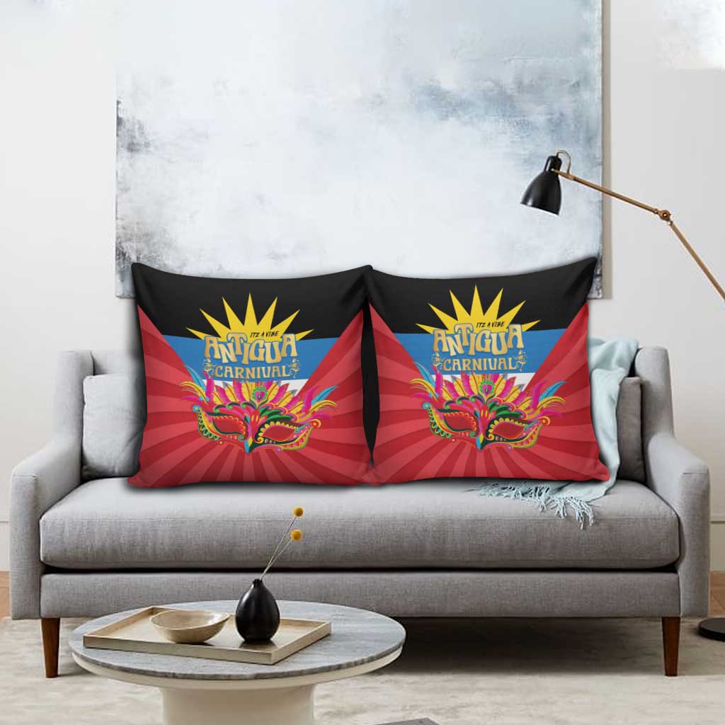 Antigua Carnival Pillow Cover Greatest Summer Festival Of Caribbean - Wonder Print Shop
