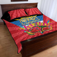Antigua Carnival Quilt Bed Set Greatest Summer Festival Of Caribbean - Wonder Print Shop
