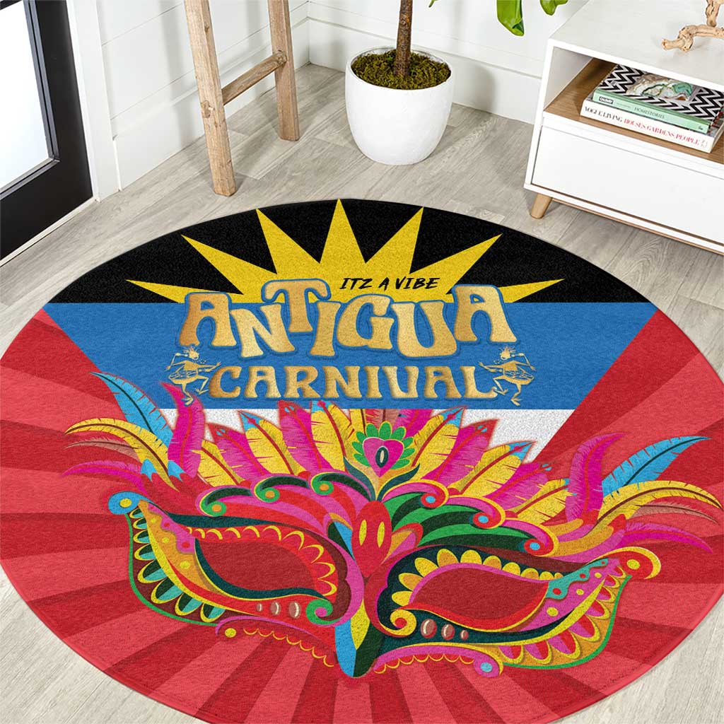 Antigua Carnival Round Carpet Greatest Summer Festival Of Caribbean - Wonder Print Shop