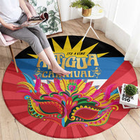 Antigua Carnival Round Carpet Greatest Summer Festival Of Caribbean - Wonder Print Shop