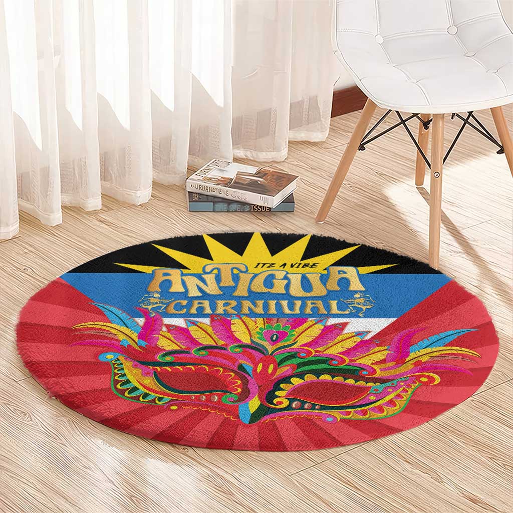 Antigua Carnival Round Carpet Greatest Summer Festival Of Caribbean - Wonder Print Shop