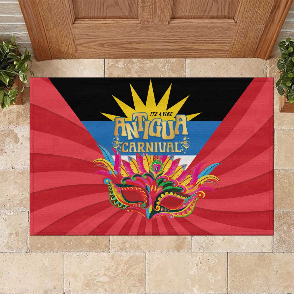 Antigua Carnival Rubber Doormat Greatest Summer Festival Of Caribbean - Wonder Print Shop