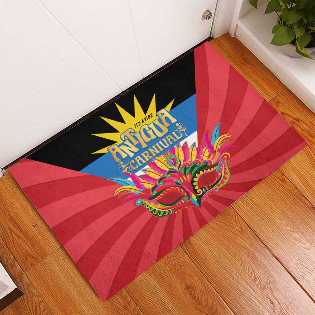 Antigua Carnival Rubber Doormat Greatest Summer Festival Of Caribbean - Wonder Print Shop