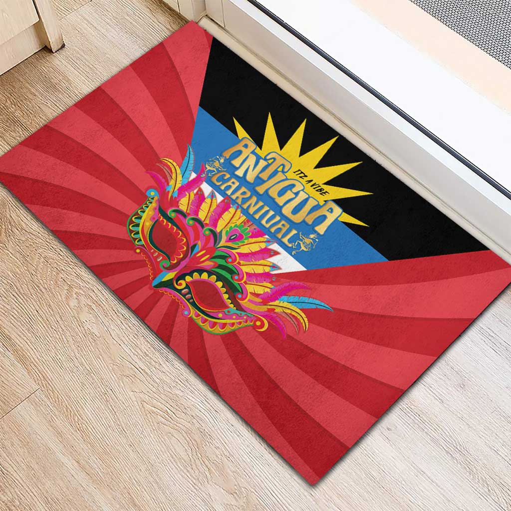 Antigua Carnival Rubber Doormat Greatest Summer Festival Of Caribbean - Wonder Print Shop