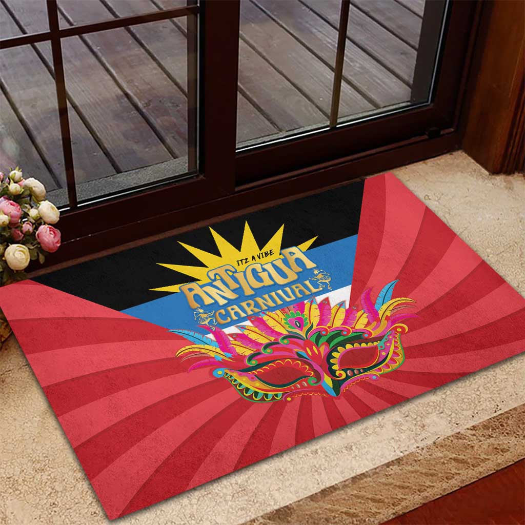 Antigua Carnival Rubber Doormat Greatest Summer Festival Of Caribbean - Wonder Print Shop