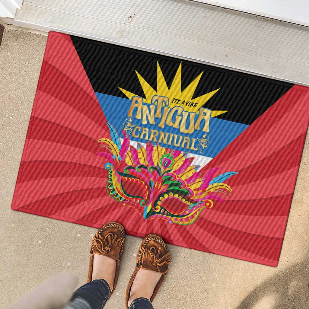 Antigua Carnival Rubber Doormat Greatest Summer Festival Of Caribbean - Wonder Print Shop