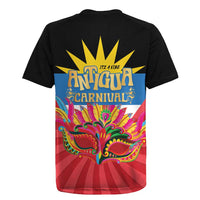 Antigua Carnival Rugby Jersey Greatest Summer Festival Of Caribbean LT14