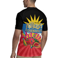 Antigua Carnival Rugby Jersey Greatest Summer Festival Of Caribbean LT14
