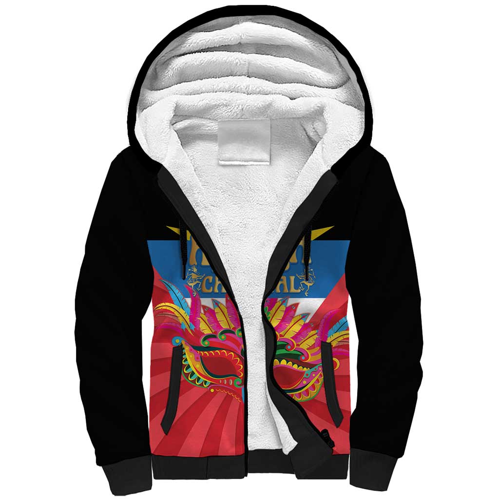Antigua Carnival Sherpa Hoodie Greatest Summer Festival Of Caribbean LT14
