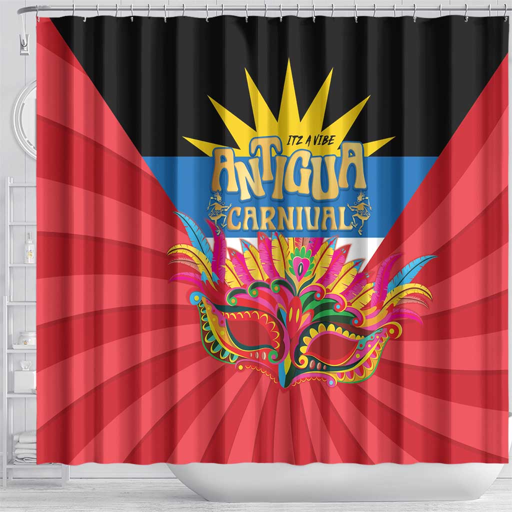 Antigua Carnival Shower Curtain Greatest Summer Festival Of Caribbean - Wonder Print Shop