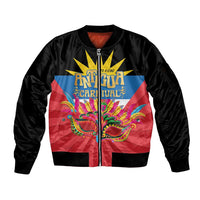 Antigua Carnival Sleeve Zip Bomber Jacket Greatest Summer Festival Of Caribbean LT14