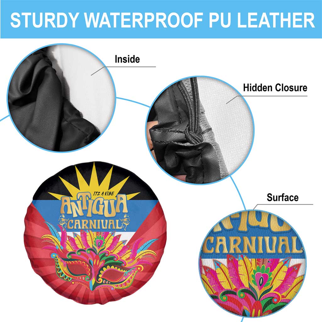 Antigua Carnival Spare Tire Cover Greatest Summer Festival Of Caribbean - Wonder Print Shop