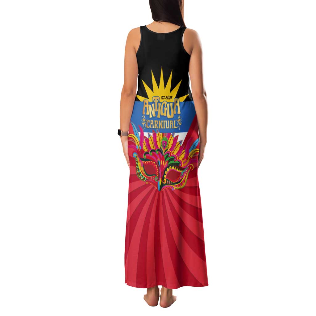 Antigua Carnival Tank Maxi Dress Greatest Summer Festival Of Caribbean LT14