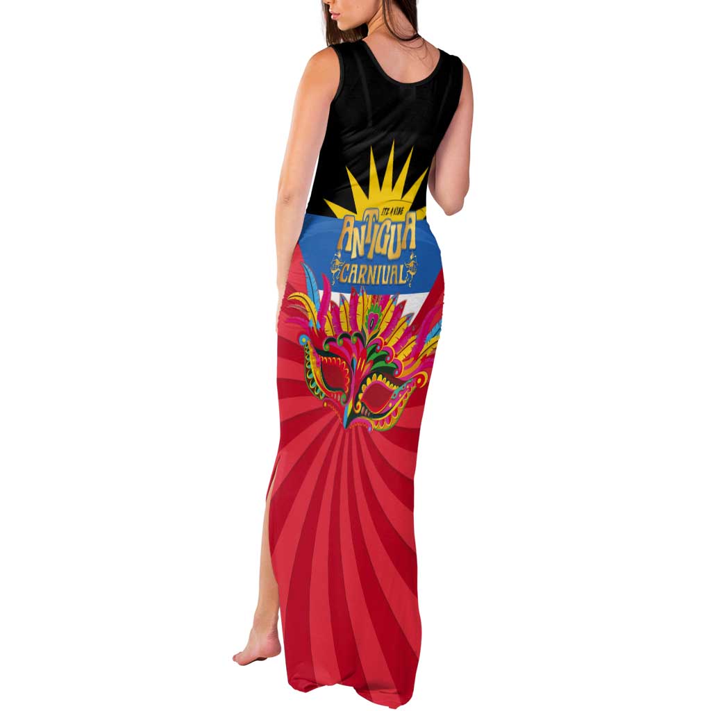 Antigua Carnival Tank Maxi Dress Greatest Summer Festival Of Caribbean LT14