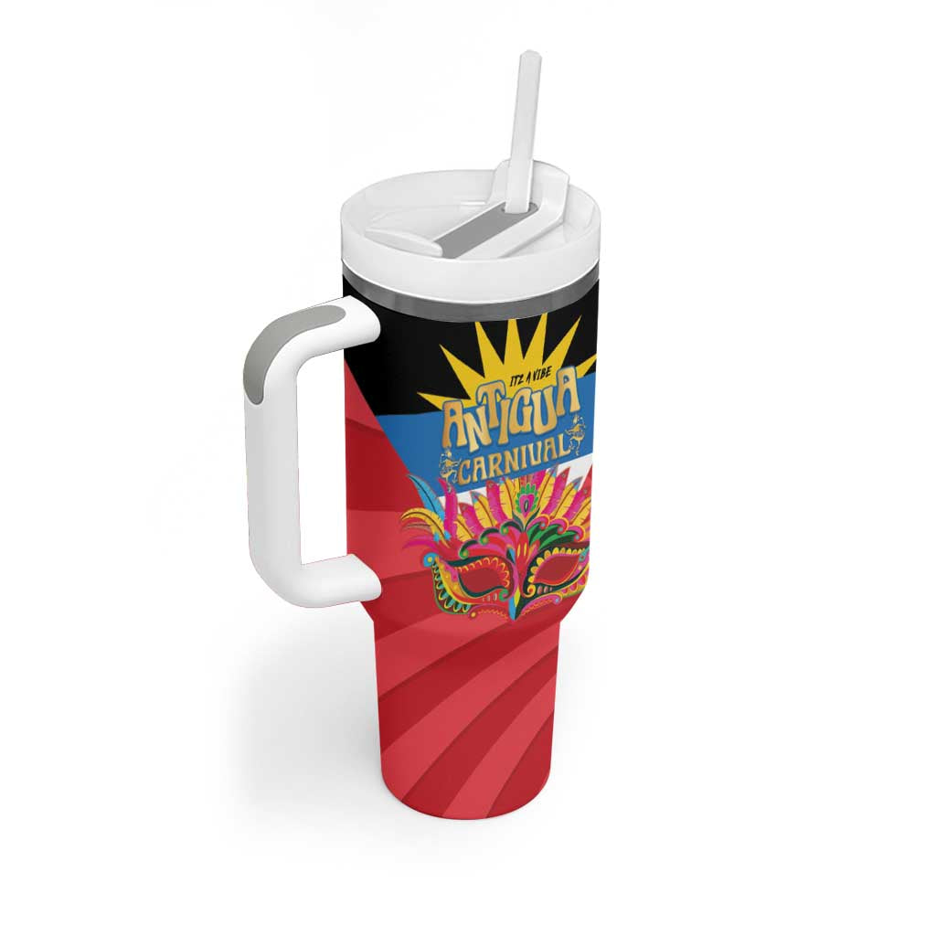 Antigua Carnival Tumbler With Handle Greatest Summer Festival Of Caribbean - Wonder Print Shop