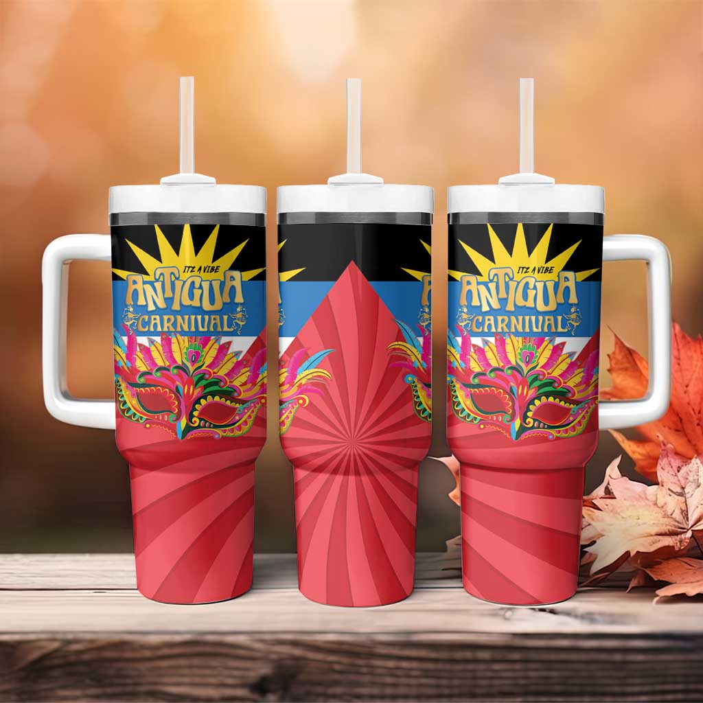 Antigua Carnival Tumbler With Handle Greatest Summer Festival Of Caribbean - Wonder Print Shop