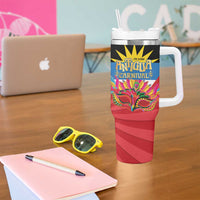 Antigua Carnival Tumbler With Handle Greatest Summer Festival Of Caribbean - Wonder Print Shop
