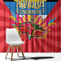 Antigua Carnival Window Curtain Greatest Summer Festival Of Caribbean - Wonder Print Shop