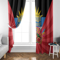Antigua Carnival Window Curtain Greatest Summer Festival Of Caribbean - Wonder Print Shop