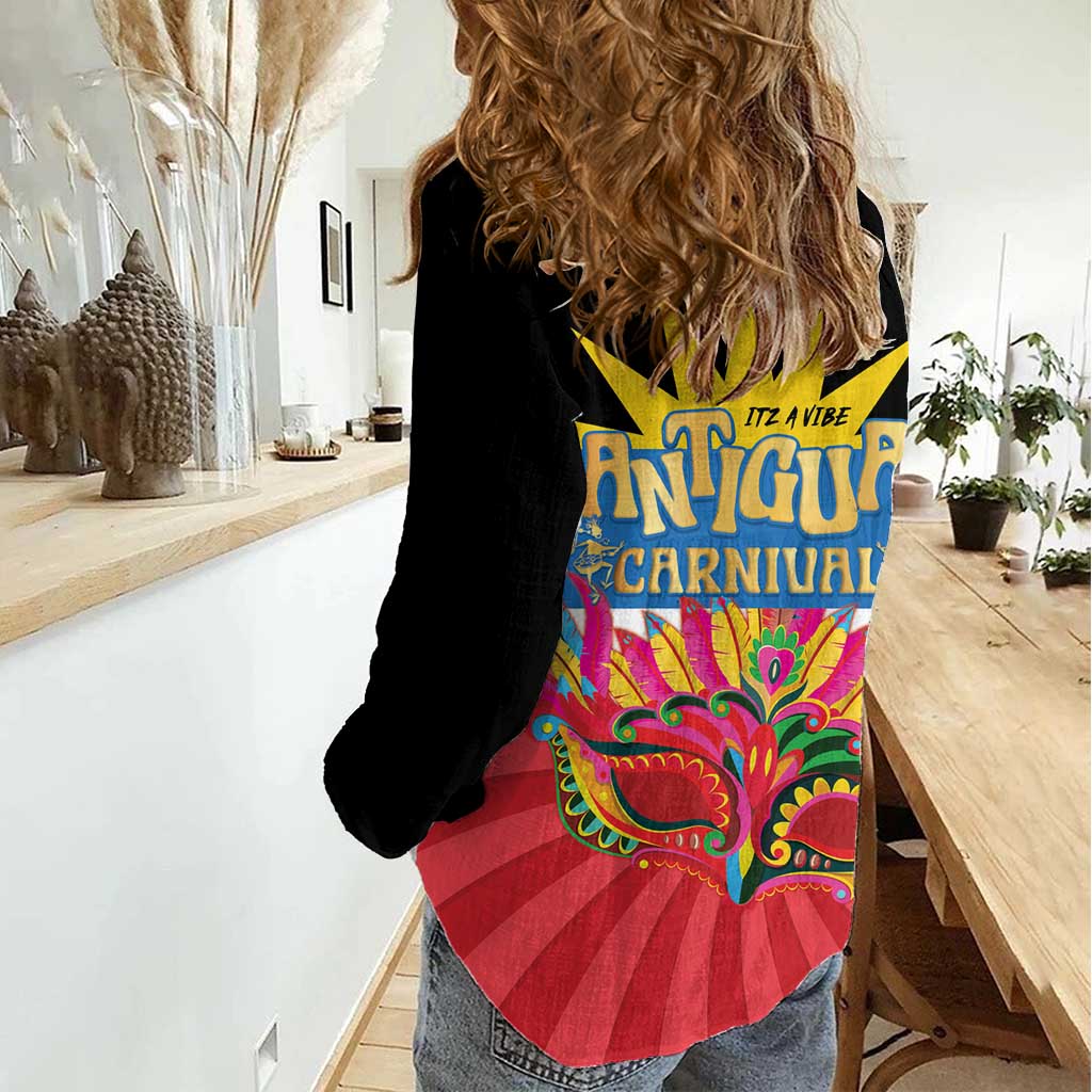 Antigua Carnival Women Casual Shirt Greatest Summer Festival Of Caribbean LT14